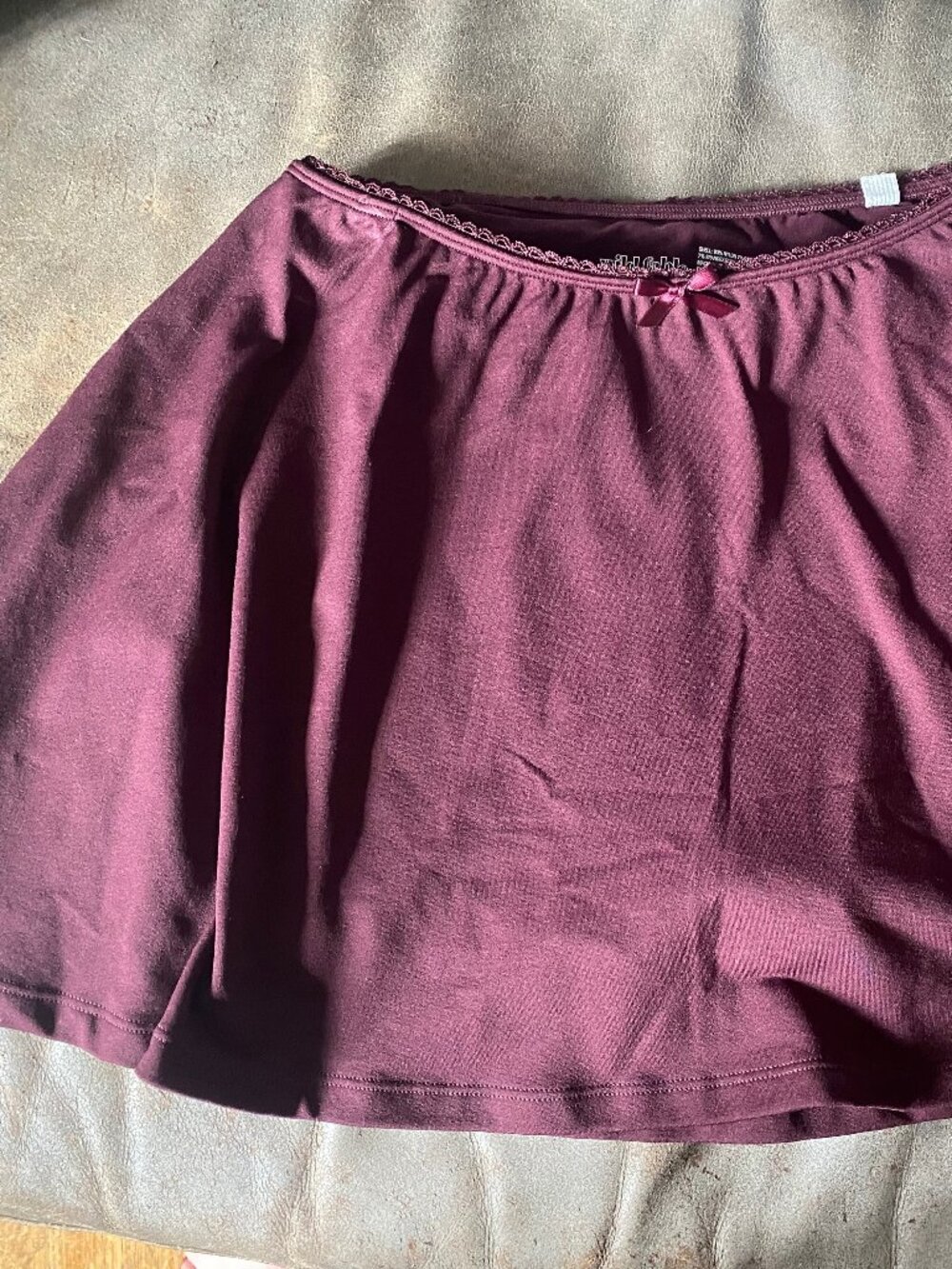 Maroon Wild Fable skort